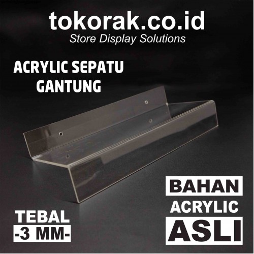 ACRYLIC SEPATU GANTUNG